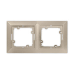 OPAL Ramka podwójna satyna Ra-2 Op PI