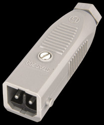 932038106 Cable plug with strain relief, 2+PE