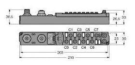 Rozdzielacz czujnik / element wykonawczy, aktywny Turck SDPB-0008D-1004 6824420 1 szt.