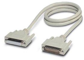 kabel port szeregowy, port równoległy Phoenix Contact VS-25-DSUB-20-LI-2,0 1656301, ekran pleciony i foliowy, 2.00 m