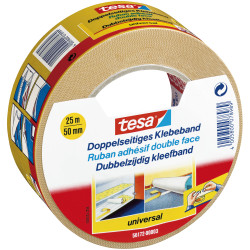 tesa&#xAE; 56172 Double Sided Tape - Universal 50mm x 25m