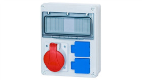 Rozdzielnica Budowlana Sycylia 1X5p 16A 2X2p+Z 8 Modułów Italine Ita00117...