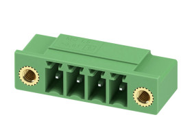 Wtykowy blok zaciskowy 4 -pinowe raster 3.81mm Przepust Męski Phoenix Contact