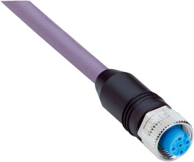 Złącze i kabel ze złączem Złącze M12 liczba rdzeni 5 długość 10m Rodzaj A Żeńskie Złącze B Flying Leads