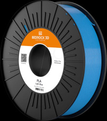 PLA-0015B075 PLA filament, light blue, 2.85 mm, 750 g