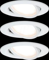 93485 Recessed luminaire LED Nova 3 x 6,5 W, 2700 K, white matt