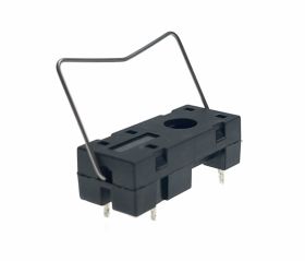 Gniazdo/podstawka przekaźnika 5pin z obejmą h=17.5mm - do druku