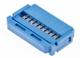 Złącze IDC 20-pinowe 2-rzędowe raster: 2.54mm Żeński Montaż na kablu TE Connectivity