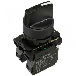 Przełącznik piórkowy IP54 3 pozycyjny bezpowrotny - stabilny kolor biały EBSA5-AD35 1NO+1NC W LC-Tec 5902838490754