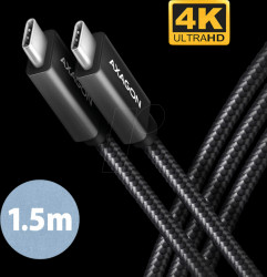 BUCM32-CM15AB USB-C 3.2 to USB-C 3.2 charging cable, data transfer