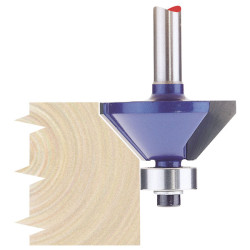Draper 75340 TCT Router Bit 1/4" Chamferring 30mm x 45°