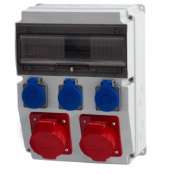 Rozdz 12xS Gn.32/5 16/5 230Vx3 IP44 F-EL 706949