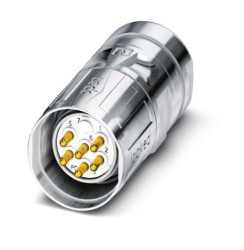 Złącze wielostykowe przemysłowe 9-pinowe M23 Montaż na kablu Wtyczka Phoenix Contact