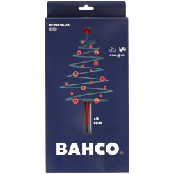 Bahco BE-9881SL-XE XMAS BE-9881SL ERGO&#x2122; Slim VDE Insulated Screwdriver Set, 5Pc