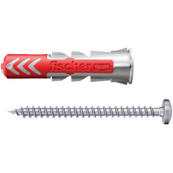 Fischer 545838 DuoPower Dowel 6x30mm 100pcs high hold polyamide design