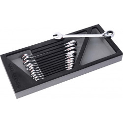 Zestaw narzędzi nastawnych Zestaw kluczy grzechotkowych SAM 1/3 12 szt.