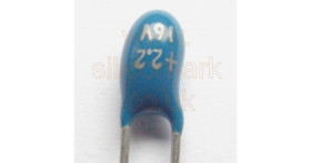 2.2uF 16 Volt miniature Tantalum Bead Capacitor