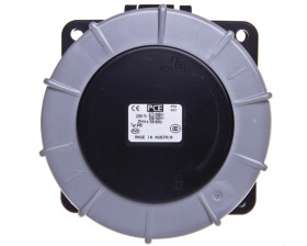 Gniazdo tablicowe 125A 5P 500V /120x120/ czarne IP67 POWER TWIST 345-7