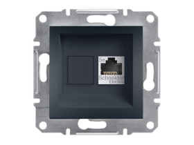ASFORA Gniazdo komputerowe RJ45 kat.5e STP antracyt EPH5000171 SCHNEIDER ELECTRIC