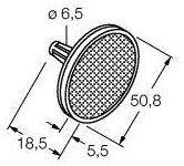 Odbłyśnik Turck BRT-50R 3049814 1 szt.
