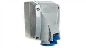 Gniazdo Stałe 16A 3P 230V Ac Niebieskie Ip44 P17 Tempra Pro 555154