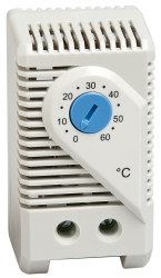 Termostat do szaf sterowniczych 0 → +60 °C. NO STEGO KTS 011