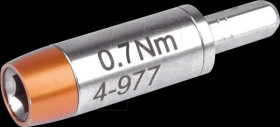 4-977 Torque adapter for 4 mm bits, 0,7 Nm