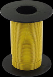 KL025GE25 Stranded Copper Wire 0.25qmm yellow Coil 25m