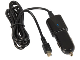 Ładowarka samochodowa (12÷24V DC) microUSB 5V/2.1A