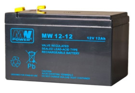 MWP 12-12 akumulator żelowy AGM 12V / 12Ah