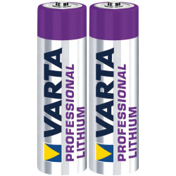 Varta 6106301402 Professional Lithium 1.5V AA Battery 2900mAh Pack of 2