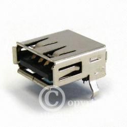 GNIAZDO USB A DO DRUKU CZARNE (5 SZTUK) (ZLUSB GNA-B)