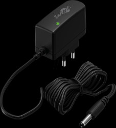 64973 Plug-in power supply 7.2 W ,12 V ,0.6 A ,DC plug 5.5x2.1,stabili