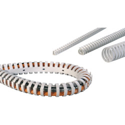 HellermannTyton 164-31108 HTC-30SK-PP-WH Flexible Cable Support White (0.5m)