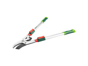 Sekator do gałęzi kowadełkowy teleskopowy 670 mm średnica cięcia 45 mm uchwyty aluminiowe 15G259 TOPEX