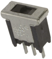 Przełącznik suwakowy, SPDT, montaż PCB, 20V, 400 mA przy 20 V, -20 → +80°C, TE Connectivity