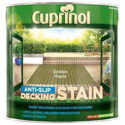 Cuprinol 5083465 Anti-Slip Decking Stain Golden Maple 2.5 litre