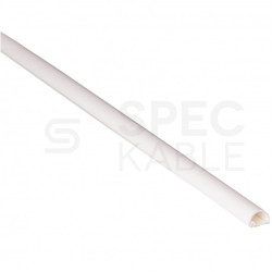 Listwa elektroinstalacyjna półokrągła kanał kablowy LPO 14x10mm korytko z pokrywą i taśmą montażową 2-stronną