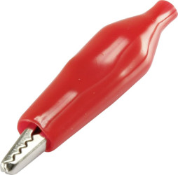 Zacisk krokodylowy TRU COMPONENTS 93038c42 1386738 Długość: 40 mm biały 1 szt.