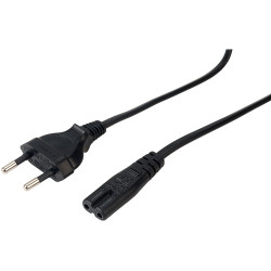 TruConnect 2m Figure 8 to Euro Plug Cordset