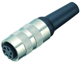 Jack, 8 pole, solder connection, screw locking, straight, 99 2062 10 08