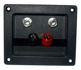 TERMINAL GŁOŚNIKOWY 2xBANANOWE + 2xJACK 6.3