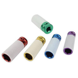 Br&#xFC;der Mannesmann M19485 Bit Set 1/2&quot; 5-Piece Scratch-Free Aluminium Use