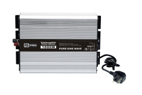 Przetwornica DC-AC 24V dc / 230V ac moc wyjściowa 1000W RS PRO 4.34A Montaż w obudowie 92