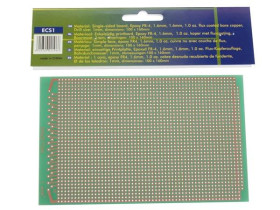 Velleman Eurocard 1 hole per island - 100x160mm - FR4