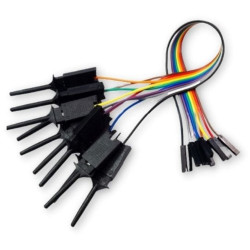 Logic analyzer hook clips for Saleae-hook wire leads, 10 pcs