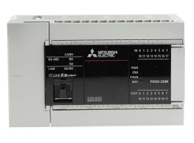 Sterownik programowalny PLC Mitsubishi Electric MELSEC iQ-F 16 16 RS232C, RS485 Analogowa Analogowa 120 kB (pamięć