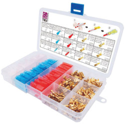 TRU COMPONENTS T1904C106 Blade Receptacle Set Red 4.8mm 25pieces