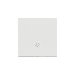 Simon 55 Klawisz pojedynczy z piktogramem dzwonek do: SP1M Jasnoszary mat TKWD1/114