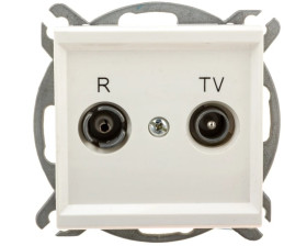 SONATA Gniazdo antenowe RTV zakończeniowe 10dB ecru GPA-10RPZ/m/27